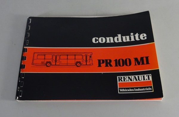 Betriebsanleitung / Handbuch Renault Bus PR 100 M Stand 11/1979