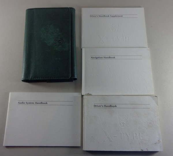 Owner's manual + wallet Jaguar X-Type edition 2001