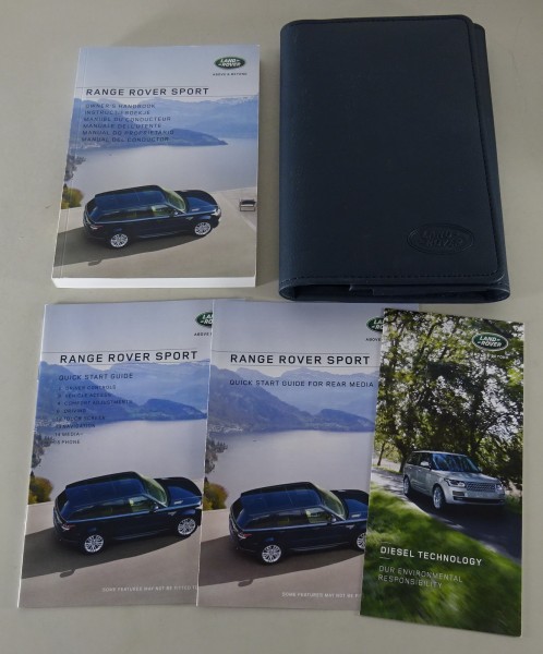 Bordmappe + Handbuch | Owner's manual + wallet Range Rover Sport Stand 2015