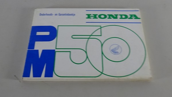 Carnet d´entretien / Onderhouds- en Garantieboekje Honda Camino PM 50 von 1973