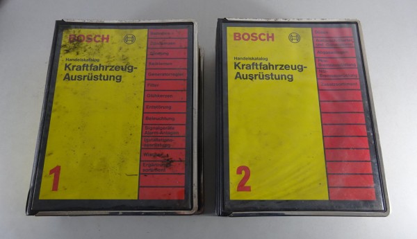 Handelskatalog Bosch Handelskatalog für PKW und Nfz. Band 1 & 2 Stand 04/1988