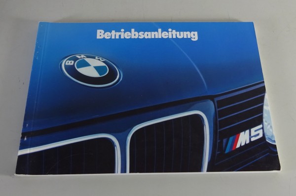 Betriebsanleitung / Handbuch BMW E34 M5 + M5 touring Stand 09/1992