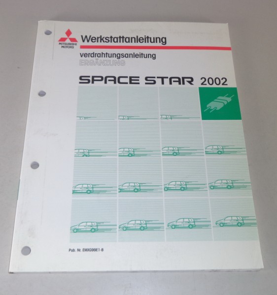 2002 Werkstatthandbuch Mitsubishi Space Star Nachtrag Elektrik Schaltpläne Mj