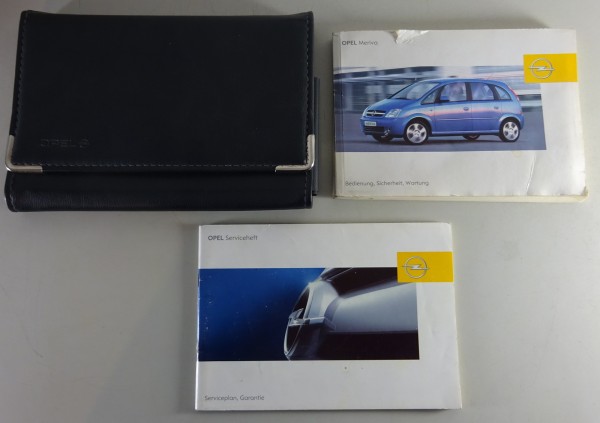 Bordmappe + Betriebsanleitung / Handbuch Opel Meriva A Stand 09/2003