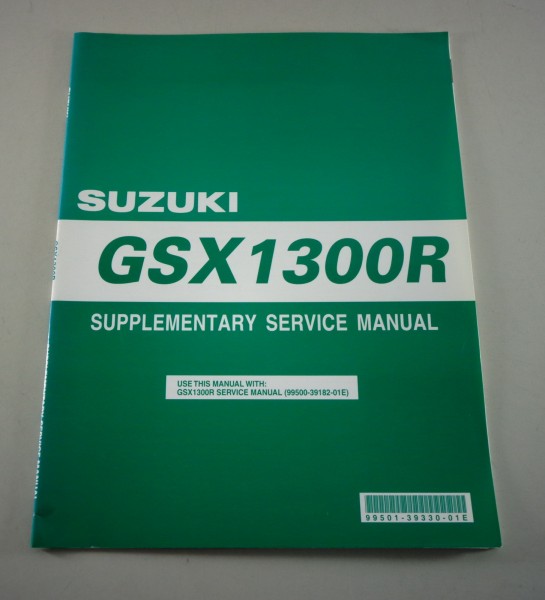 Workshop Manual Supplement / Nachtrag Suzuki GSX 1300 R from 2001