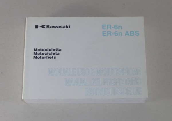 Betriebsanleitung / Manuale / Manual / Instructie Kawasaki ER-6 n (ABS) von 2008