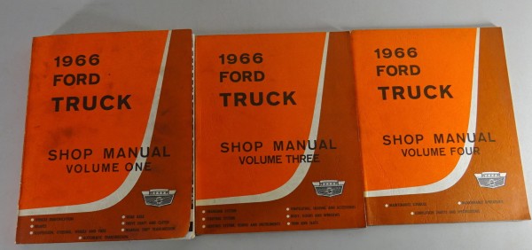 Werkstatthandbuch Ford B-500, C-550, CT-750. F-800, N-600, T-700 etc. von 1966