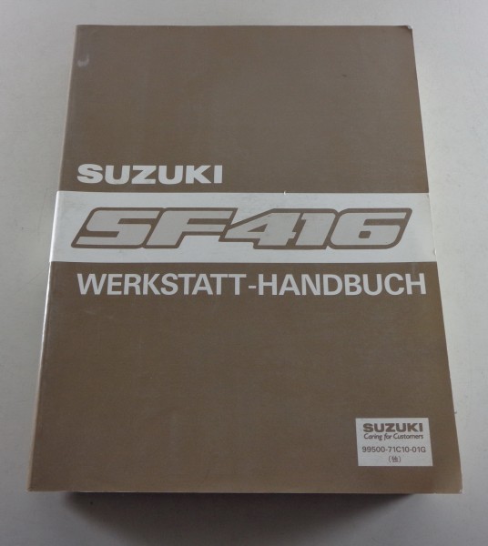 Werkstatthandbuch Reparaturanleitung Suzuki Swift EA SA416 Stand 09/1991
