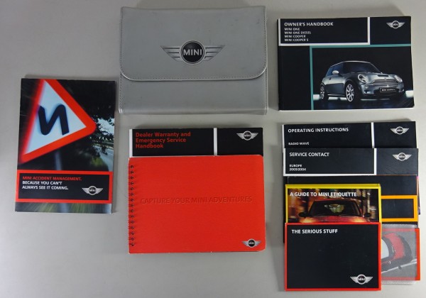 Owner's Manual + Wallet Mini One / D / Cooper + S Typ R50 / R53 from 08/2003