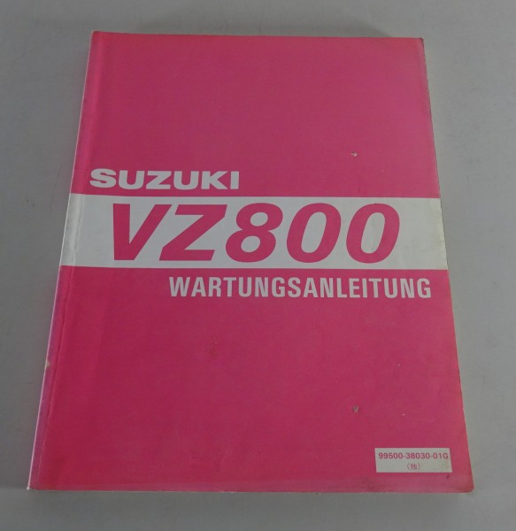 Werkstatthandbuch / Wartungsanleitung Suzuki VZ 800 Marauder Stand 10/1996