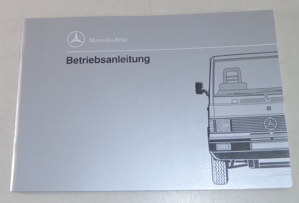 Betriebsanleitung Mercedes Benz MB 100 D Transporter von 11/1989