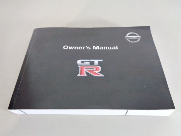 Handbook / Owner's Manual Nissan GT-R „Godzilla" printed 12/2013