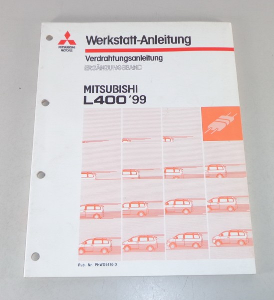 Werkstatthandbuch Mitsubishi L400 Nachtrag Elektrik Schaltpläne ab Baujahr 1999