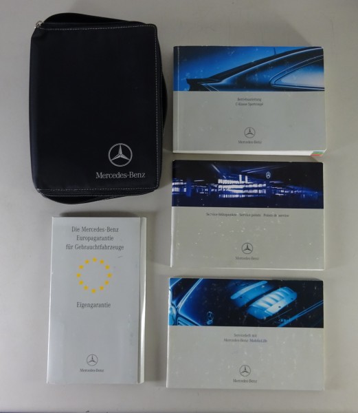 Bordmappe + Betriebsanleitung Mercedes C-Klasse CL203 Sportcoupé Stand 02/2005