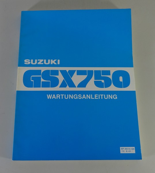 Werkstatthandbuch / Wartungsanleitung Suzuki GSX 750 Stand 09/1980