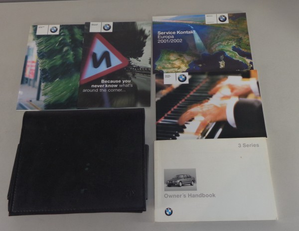 Owner's Manual + Wallet BMW 3-Series E36 316i 318i 320i + Cabrio + Coupe 8/1995