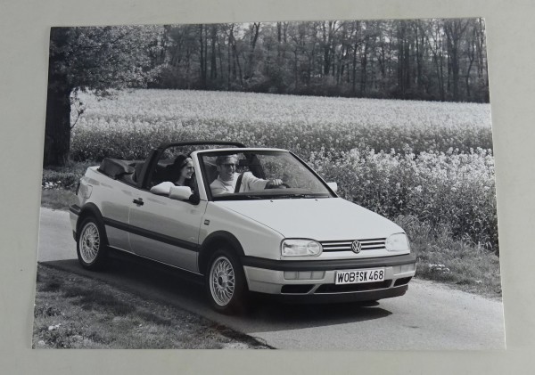 Pressefoto VW Golf 3 / III Cabrio - Rapsfeld von 08/1993