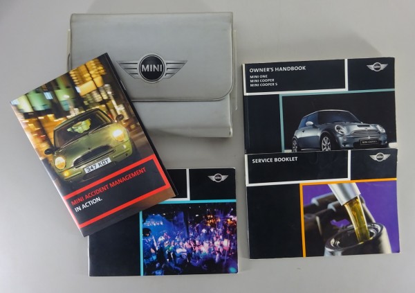 Owner's Manual + Wallet Mini One / D / Cooper + S Typ R50 / R53 from 03/2002