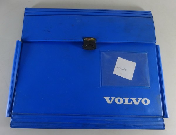 Leere Bordmappe aus Kunststoff für Volvo PKW / LKW Format DIN A4 - original