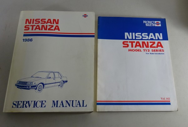 Werkstatthandbuch / Service Manual Nissan Stanza Model T12 Series from 1985