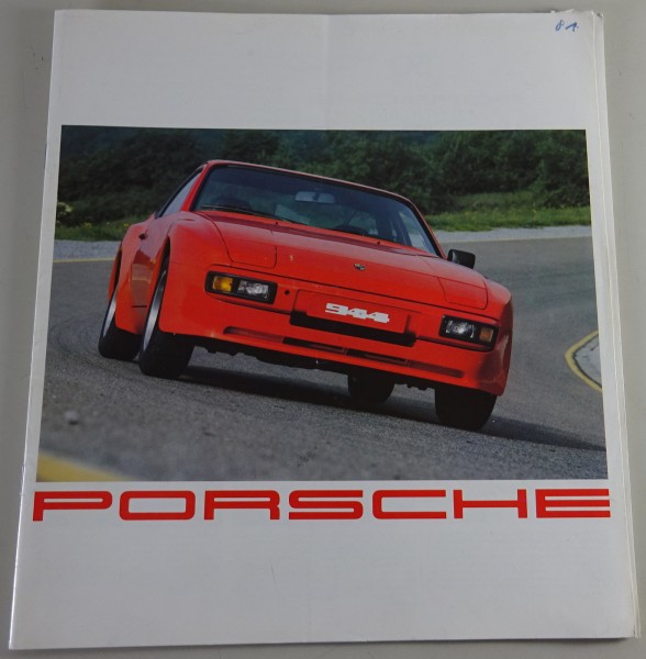Prospekt / Broschüre Porsche 924 + Turbo / 944 / 911 SC + Turbo / 928 + S