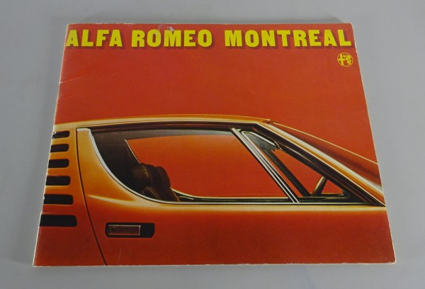 Prospectus / Broschure Alfa Romeo Montreal Etat 1970