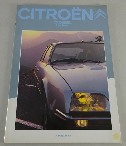 Prospekt / Broschüre Citroen CX Diesel Berlines Stand 1981