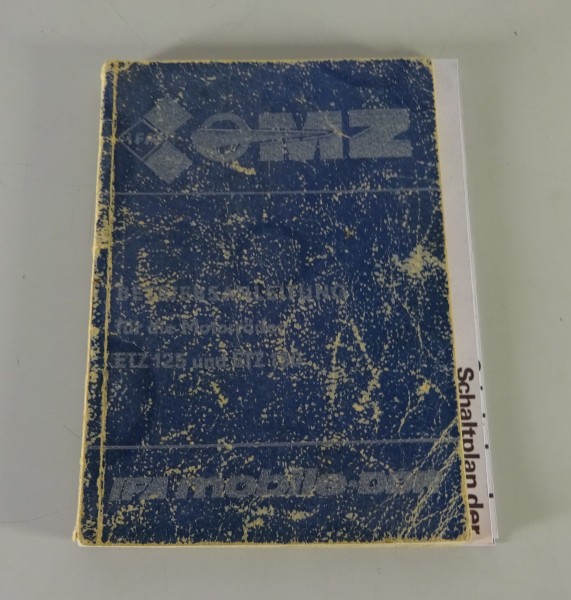 Betriebsanleitung / Handbuch MZ - Motorräder ETZ 125 / ETZ 150 von 9/1984