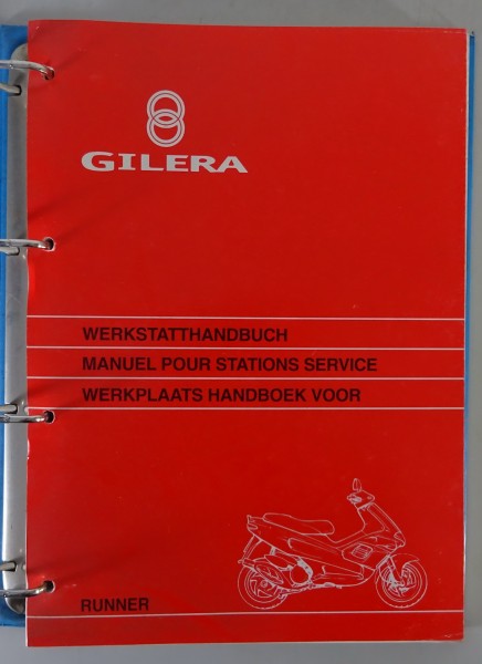 Werkstatthandbuch / Werkplaatshandboek Gilera Runner 50ccm Stand 02/1997