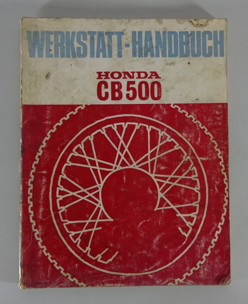 Werkstatthandbuch / Reparaturhandbuch Honda CB 500 / CB500 Four Stand 1973