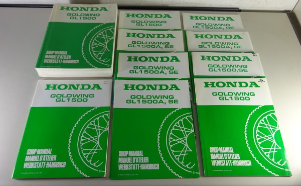 Werkstatthandbuch / Shop Manual Honda Goldwing GL 1500/1500 A / SE Stand ab 1988
