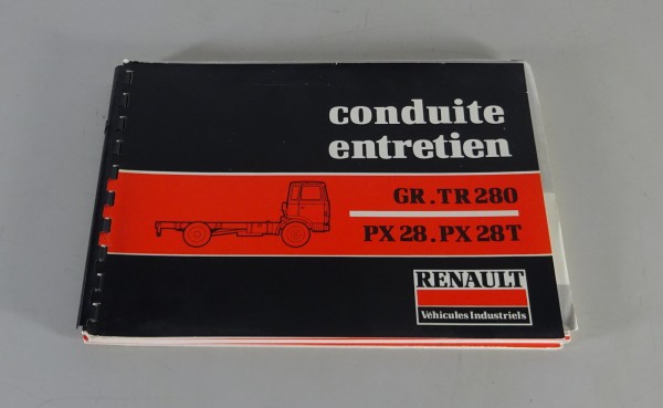 Betriebsanleitung / Handbuch Renault LKW GR.TR. 280 / PX 28 / PX 28 T Stand 1979