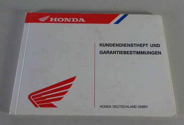 Scheckheft / Kundendienstheft Honda XRV 750 R Stand 01/1994