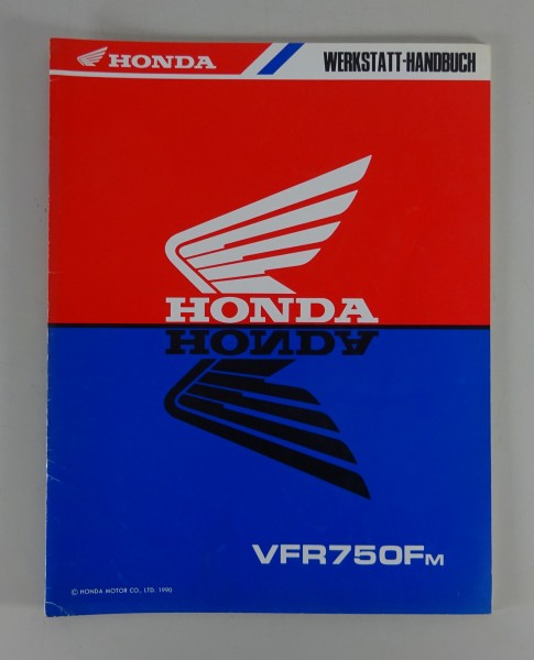 Werkstatthandbuch Ergänzung Honda VFR 750 F Stand 1990