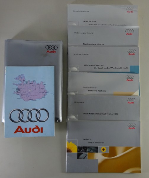 Bordmappe + Betriebsanleitung Audi A4 / S4 B5 Avant Stand 07/1997