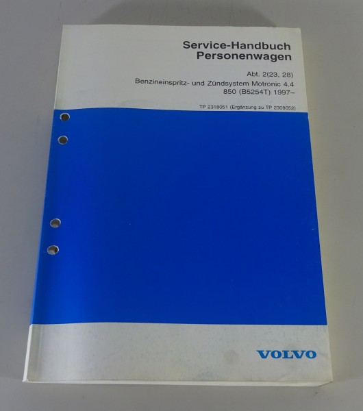 Werkstatthandbuch Volvo 850 Benzineinspritz- & Zündsystem Motronic 4.4 B5254T