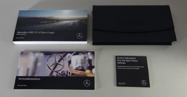 Bordmappe + Betriebsanleitung Mercedes-Benz AMG GT Coupé Typ 290 Stand 2021