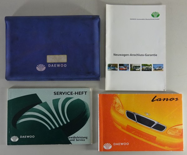 Bordmappe + Betriebsanleitung / Handbuch Daewoo Lanos Stand 2001