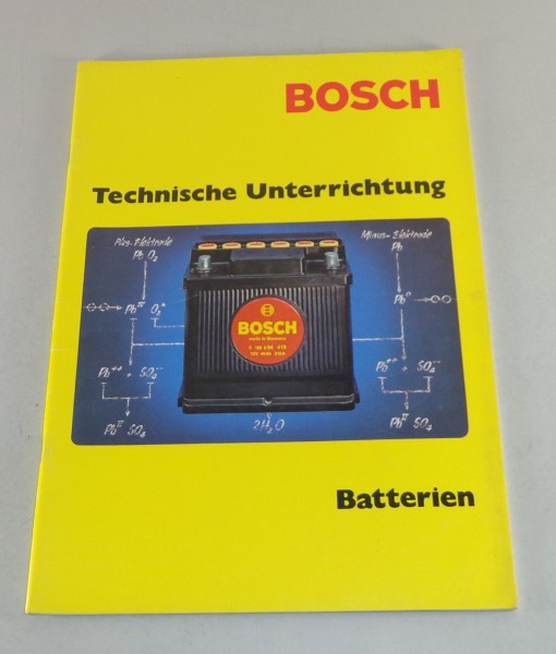 Technisches Handbuch Bosch Batterien Stand 02/1974