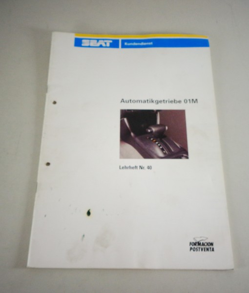 Selbststudienprogramm Lehrheft Nr. 40 Seat Automatikgetriebe 01M Stand 1995