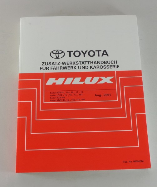 Werkstatthandbuch - Zusatz Fahrwerk & Karosserie Toyota Hilux Stand 08/2001