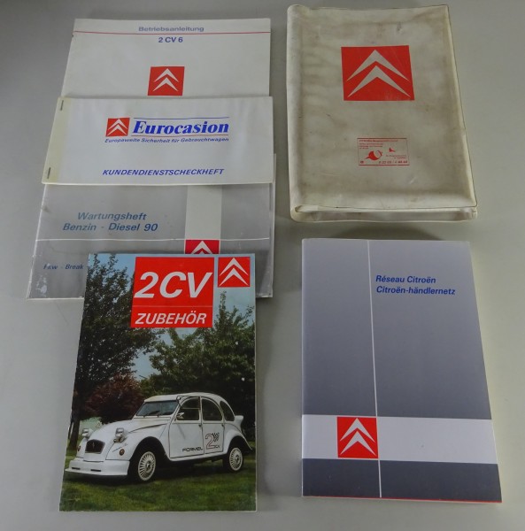 Bordmappe + Betriebsanleitung / Handbuch Citroen 2 CV6 Ente Baujahr 1990