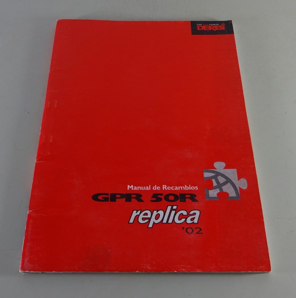Teilekatalog / Ersatzteilkatalog Derbi Replica Racing / GPR 50R Stand 07/2002