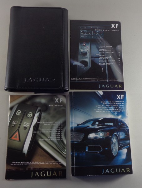 Owner's manual + wallet Jaguar XF Typ X250 von 2008