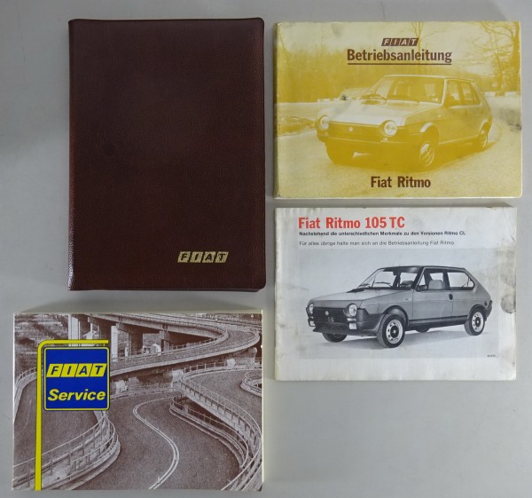 Bordmappe + Betriebsanleitung Fiat Ritmo 105 TC Stand 01/1982