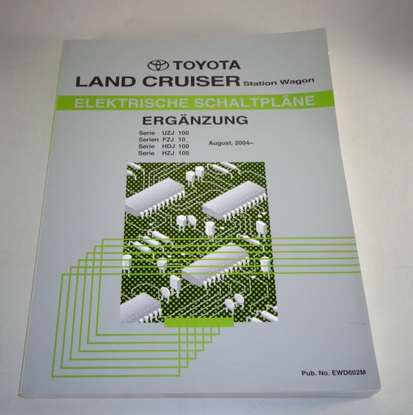 Werkstatthandbuch Elektrik Schaltpläne Toyota Land Cruiser J10 von 08/2004