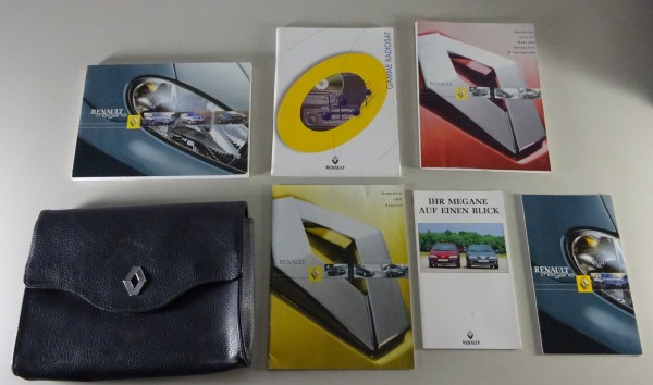 Bordmappe + Betriebsanleitung Renault Megane von 2001