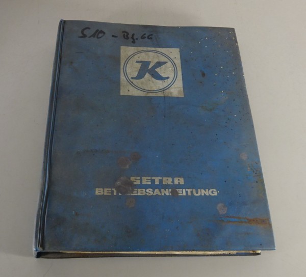 Betriebsanleitung / Handbuch Kässbohrer Setra S 9 / 10 / 11 / 12 / 14 Stand 1967