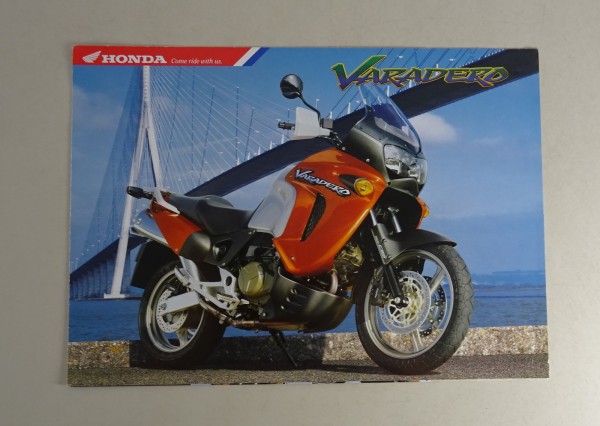 Prospekt / Broschüre Honda XL 1000 Varadero Stand 11/1998