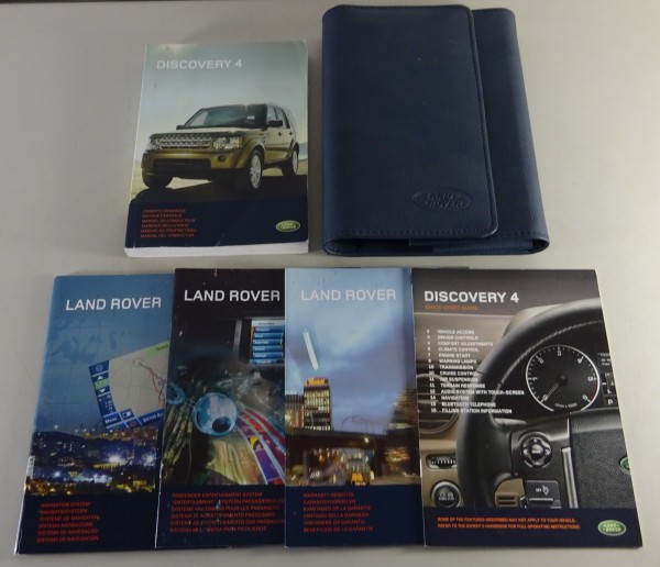 Wallet + Owner's manual / Handbook Land Rover Discovery 4 from 2009